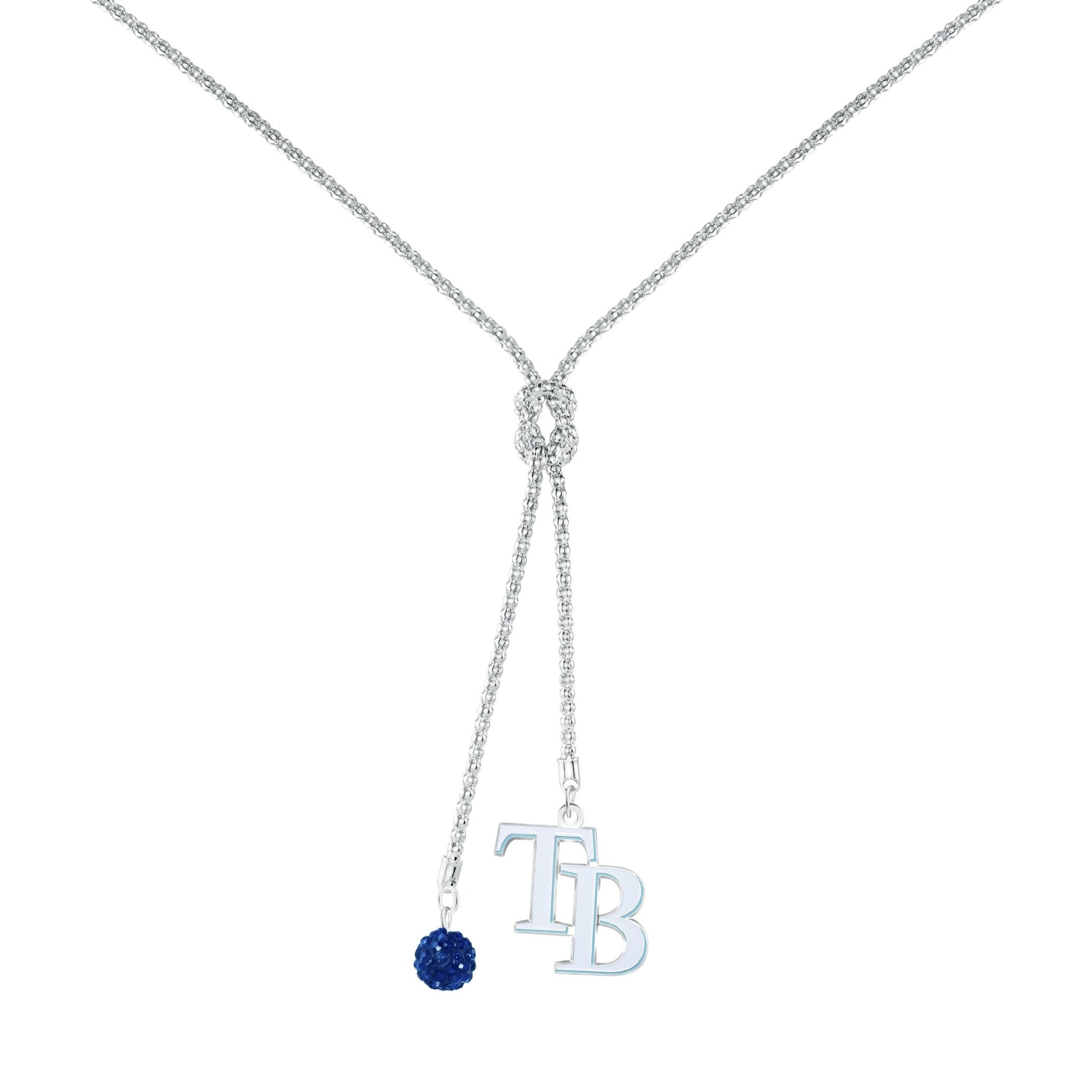 MLB Infinity Knot Pendant Necklace - Gamedays Gear - Tampa Bay Rays