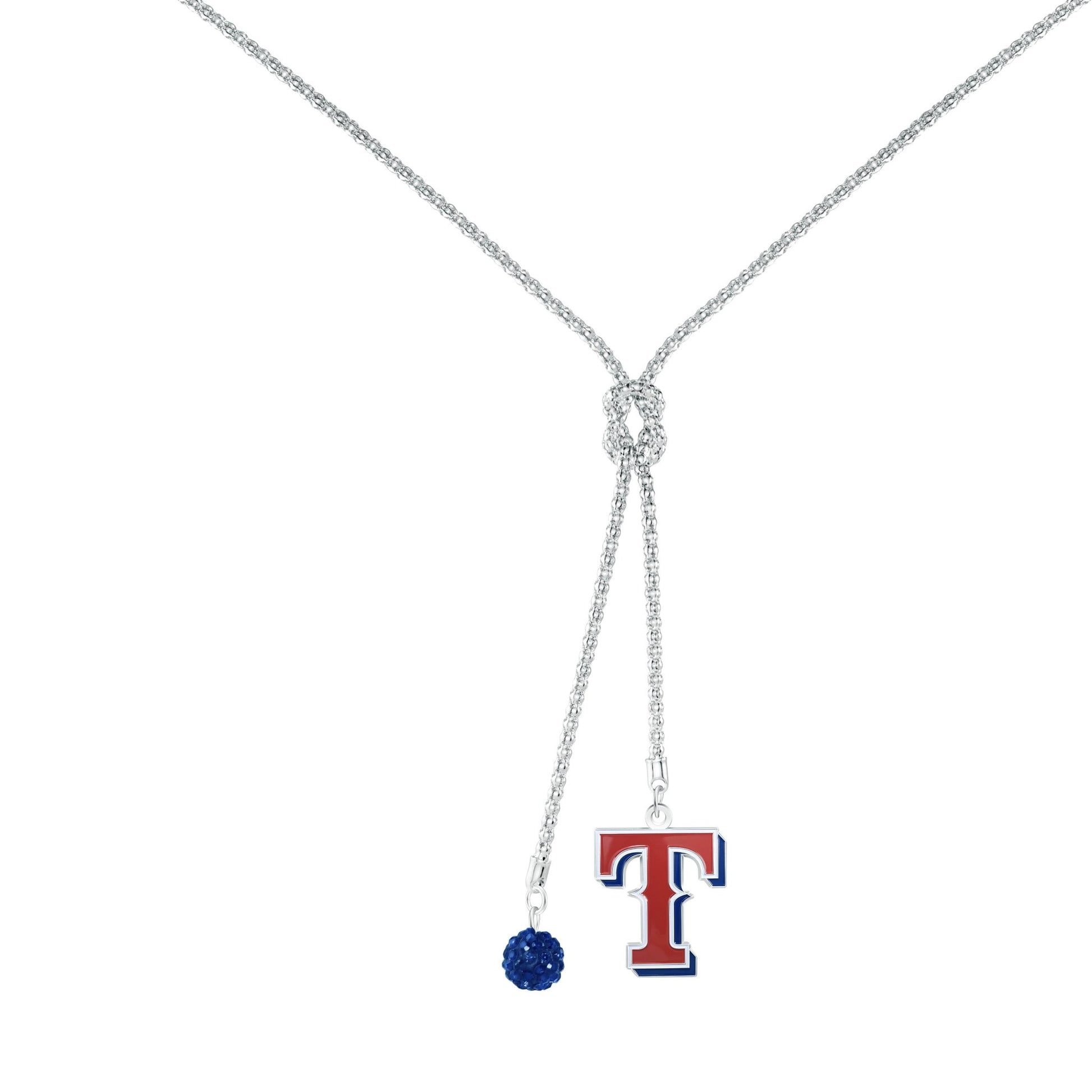 MLB Infinity Knot Pendant Necklace - Gamedays Gear - Texas Rangers