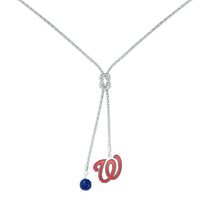 Washington Nationals Infinity Knot Pendant Necklace