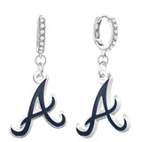 Gamedays Gear MLB Rhinestone Circle Earrings E034 - 2002