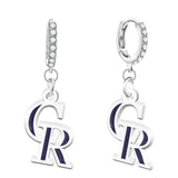 Gamedays Gear MLB Rhinestone Circle Earrings E034 - 2009