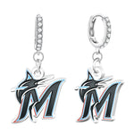 Gamedays Gear MLB Rhinestone Circle Earrings E034 - 2011