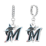 Gamedays Gear MLB Rhinestone Circle Earrings E034 - 2011
