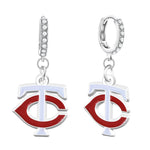 Gamedays Gear MLB Rhinestone Circle Earrings E034 - 2017