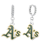Gamedays Gear MLB Rhinestone Circle Earrings E034 - 2020