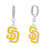 Gamedays Gear MLB Rhinestone Circle Earrings E034 - 2023