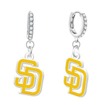 San Diego Padres Rhinestone Circle Earrings