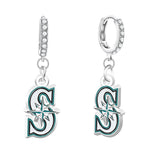 Gamedays Gear MLB Rhinestone Circle Earrings E034 - 2025