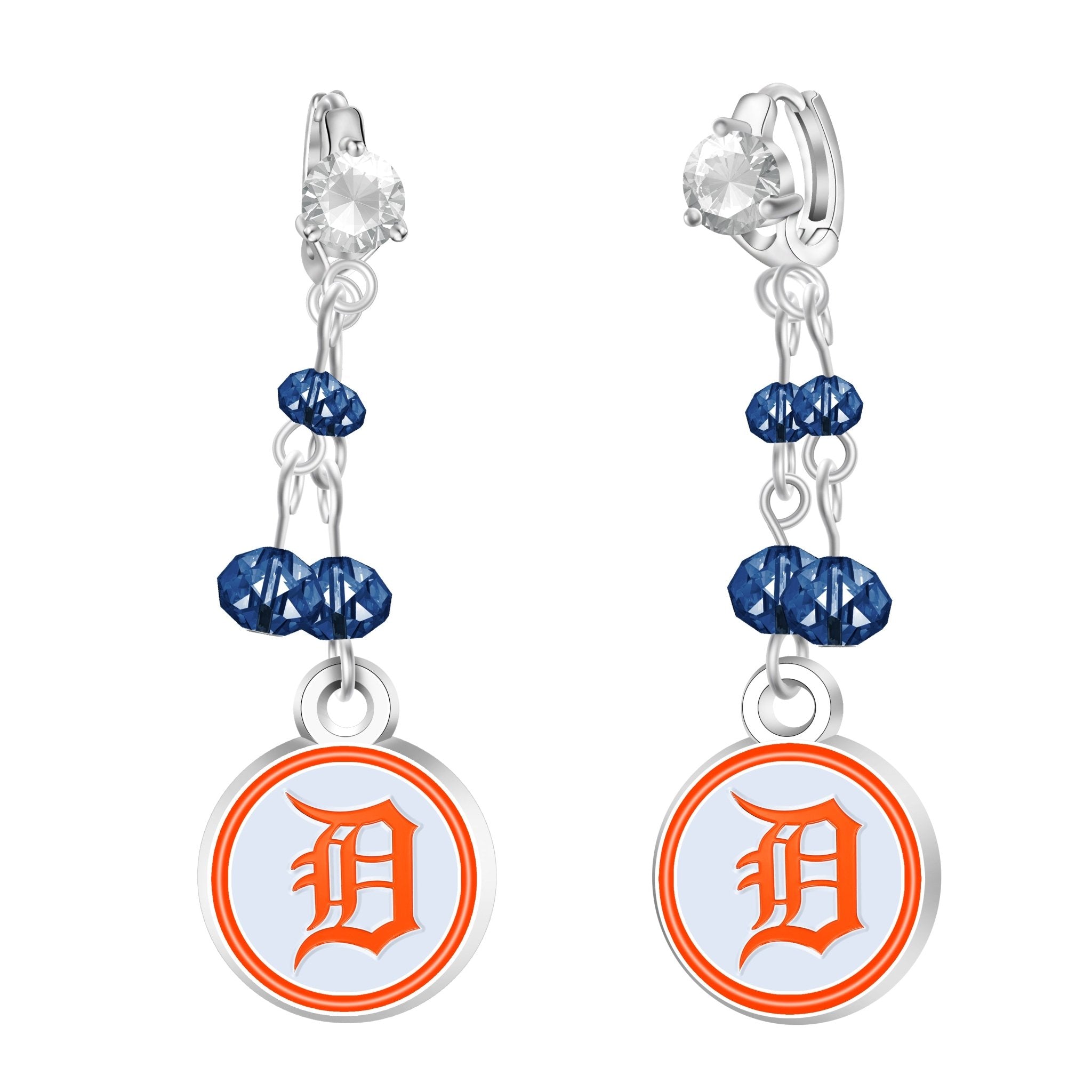Gamedays Gear MLB Rhinestone Dangle Earrings E022 - 2010