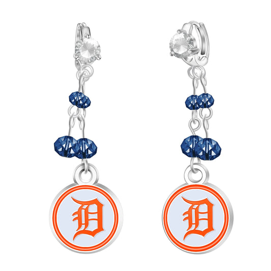 MLB Rhinestone Dangle Earrings - Gamedays Gear - New York Yankees