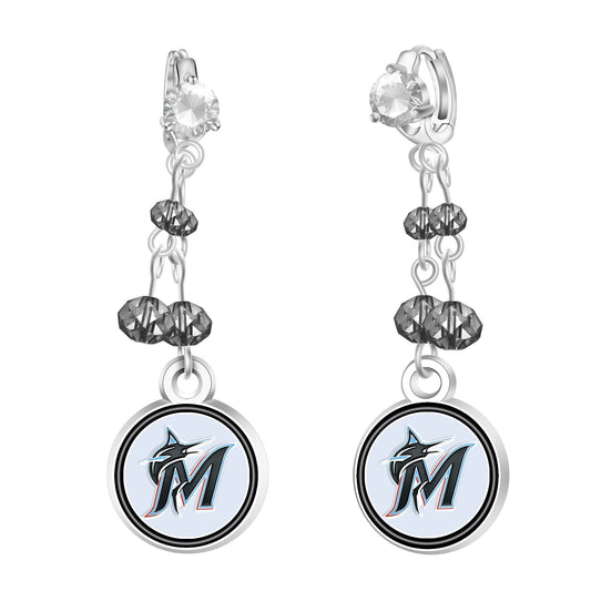 MLB Rhinestone Dangle Earrings - Gamedays Gear - New York Yankees