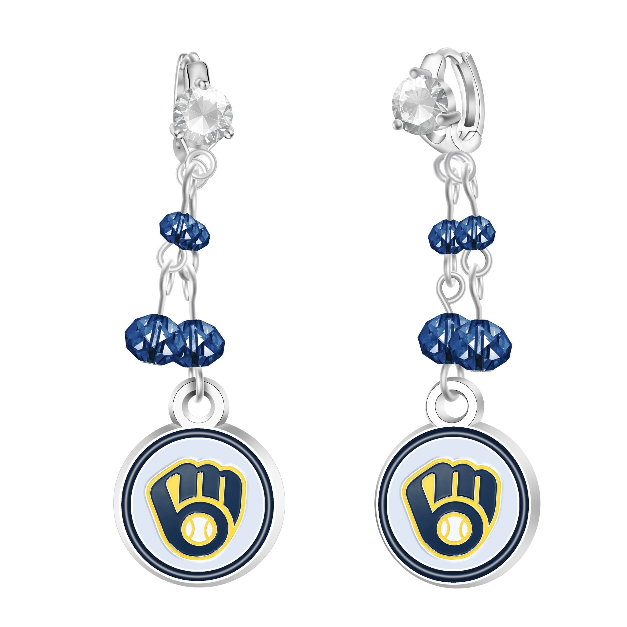 Gamedays Gear MLB Rhinestone Dangle Earrings E022 - 2016