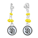 Gamedays Gear MLB Rhinestone Dangle Earrings E022 - 2023