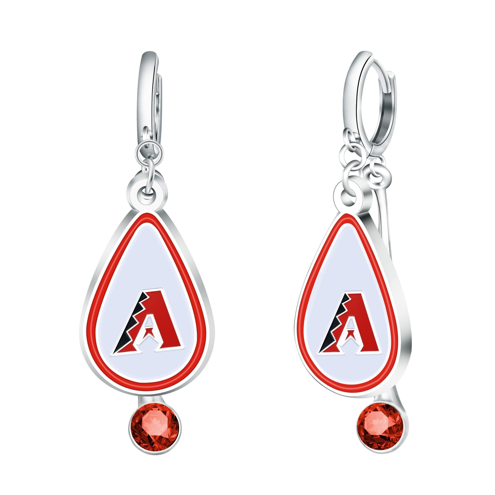 MLB Rhinestone Teardrop Earrings - Gamedays Gear - Arizona Diamondbacks