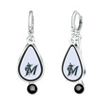 Gamedays Gear MLB Rhinestone Teardrop Earrings E033 - 2011