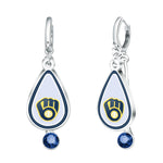 Gamedays Gear MLB Rhinestone Teardrop Earrings E033 - 2016