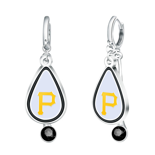 MLB Rhinestone Teardrop Earrings - Gamedays Gear - Los Angeles Dodgers