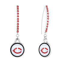Minnesota Twins Rhinestone Vertical Earrings