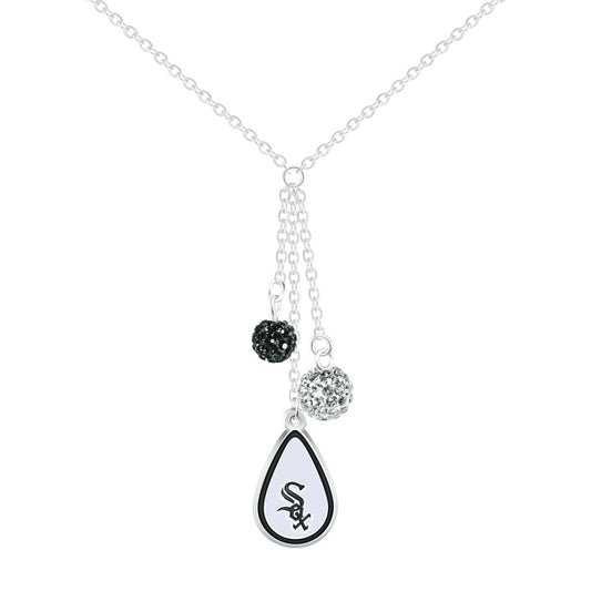 MLB Teardrop Dangle Necklace - Gamedays Gear - New York Yankees