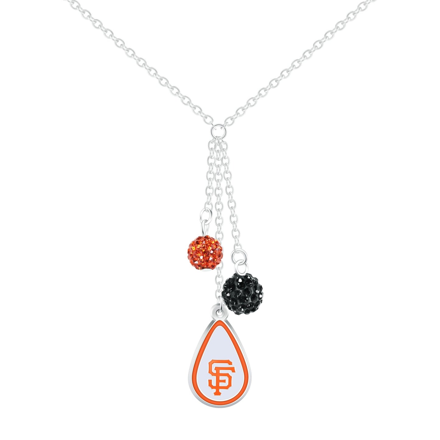 MLB Teardrop Dangle Necklace - Gamedays Gear - San Francisco Giants