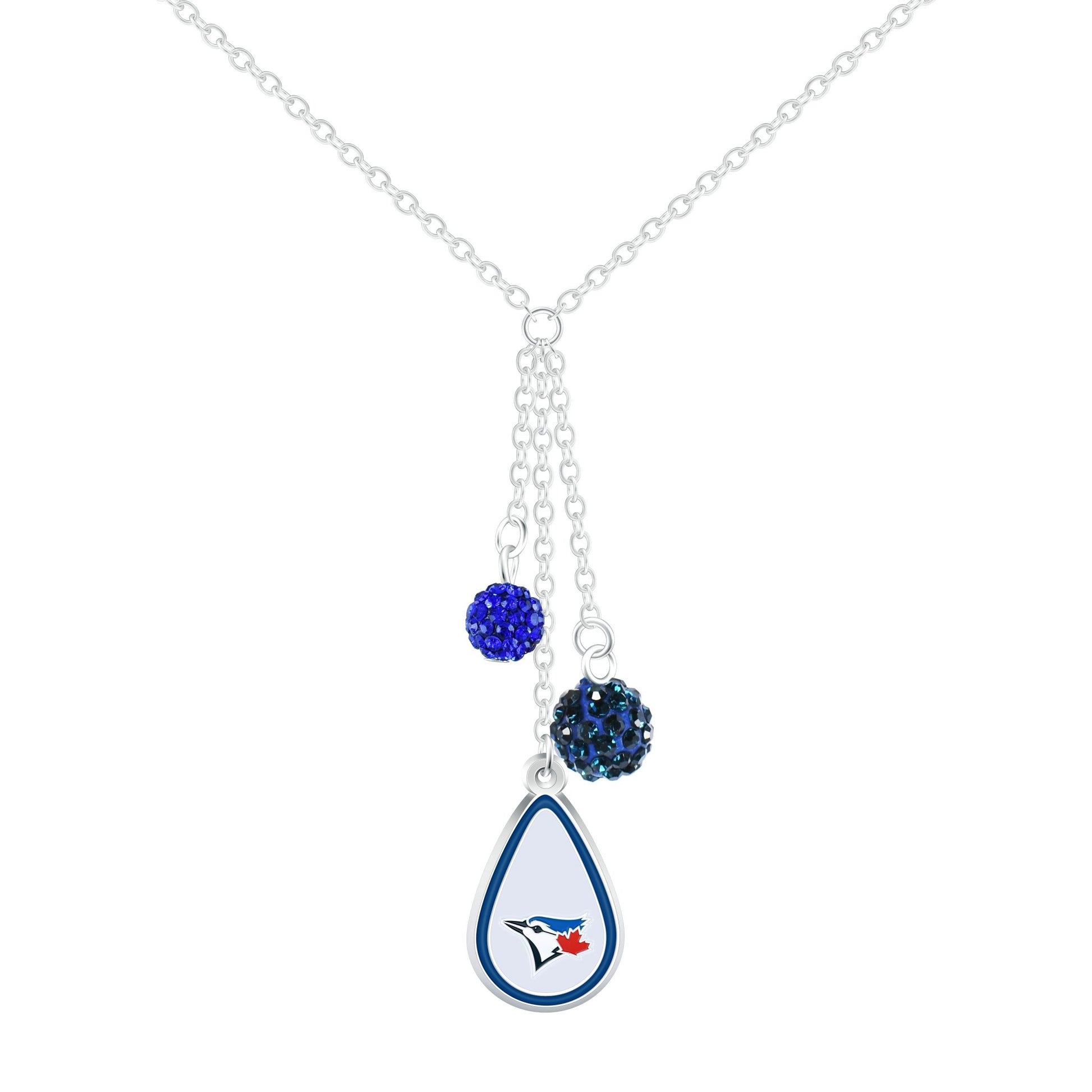 MLB Teardrop Dangle Necklace - Gamedays Gear - Toronto Blue Jays