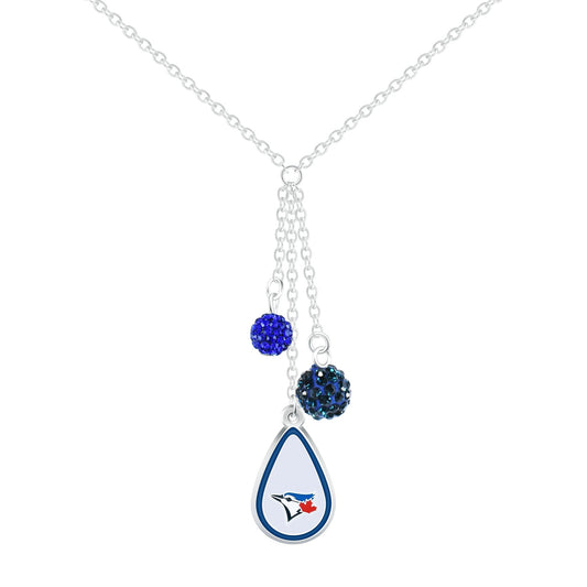 MLB Teardrop Dangle Necklace - Gamedays Gear - New York Yankees