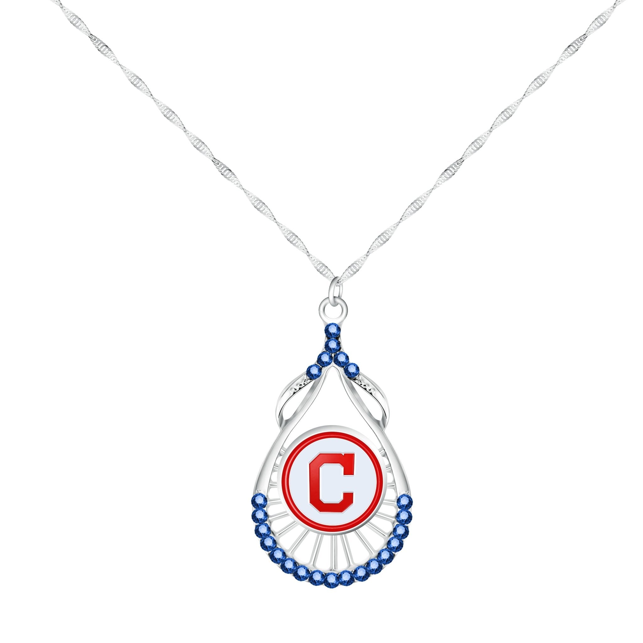 Gamedays Gear MLB Teardrop Rhinestone Necklace N031 - 2008