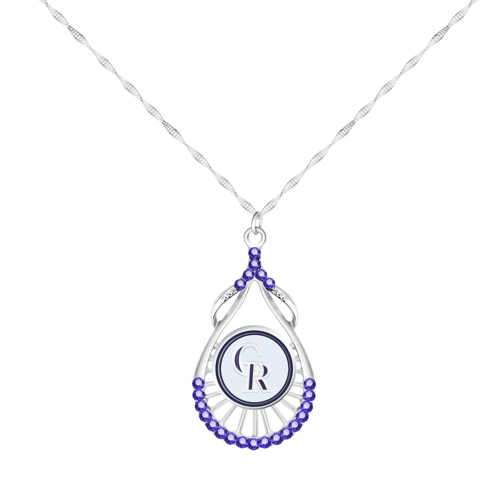 Gamedays Gear MLB Teardrop Rhinestone Necklace N031 - 2009