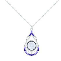 Tampa Bay Rays Teardrop Rhinestone Necklace