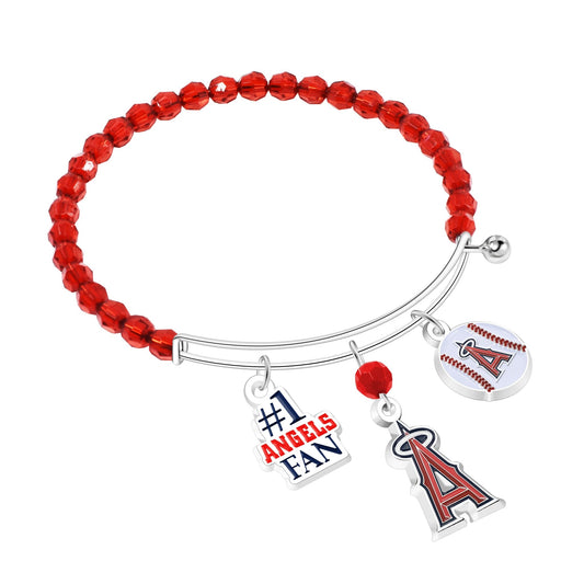 MLB Three Charm Logo Bead Bracelet - Gamedays Gear - New York Yankees