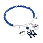Gamedays Gear MLB Three Charm Logo Bead Bracelet B015 - 2019