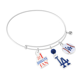 MLB Three Charm Logo Bracelet