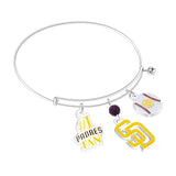 Gamedays Gear MLB Three Charm Logo Bracelet B005 - 2023