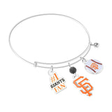 Gamedays Gear MLB Three Charm Logo Bracelet B005 - 2024