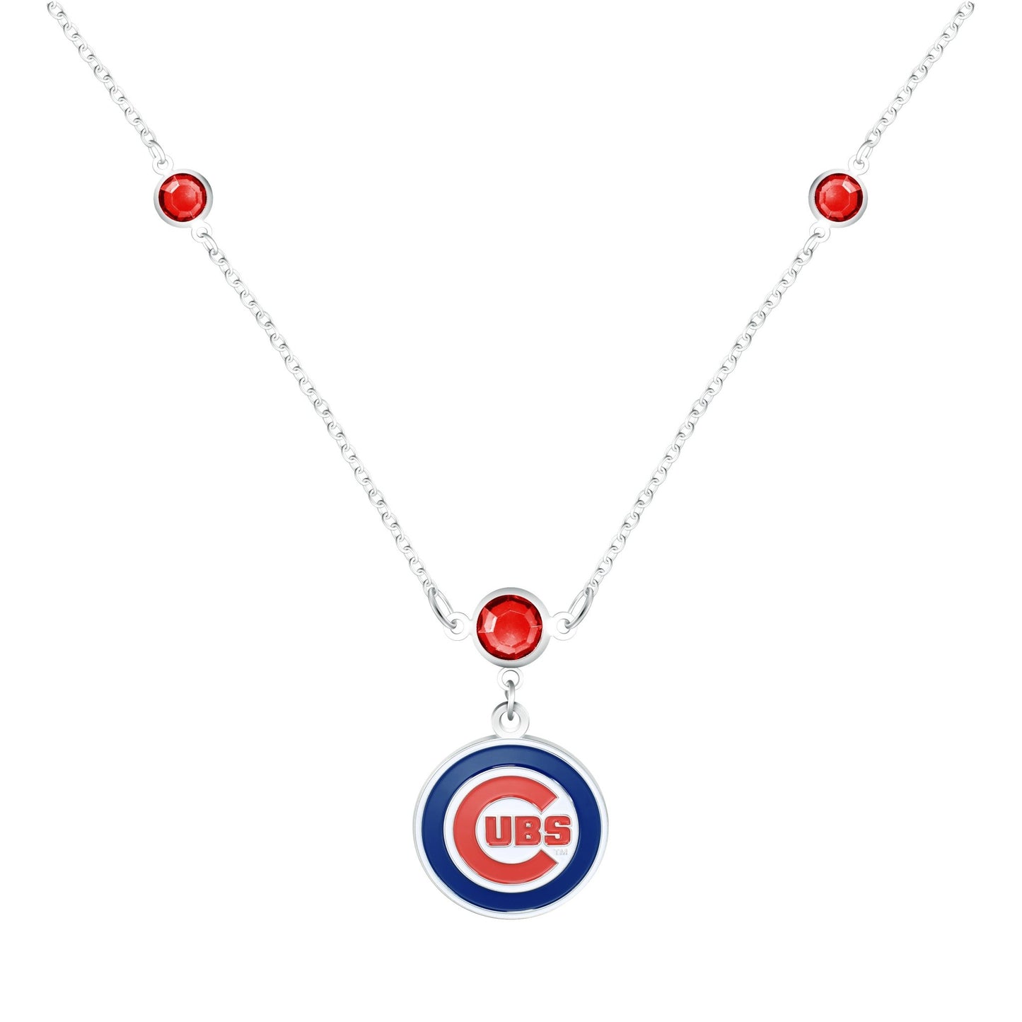 MLB Triple Beaded Necklace - Gamedays Gear - Chicago Cubs