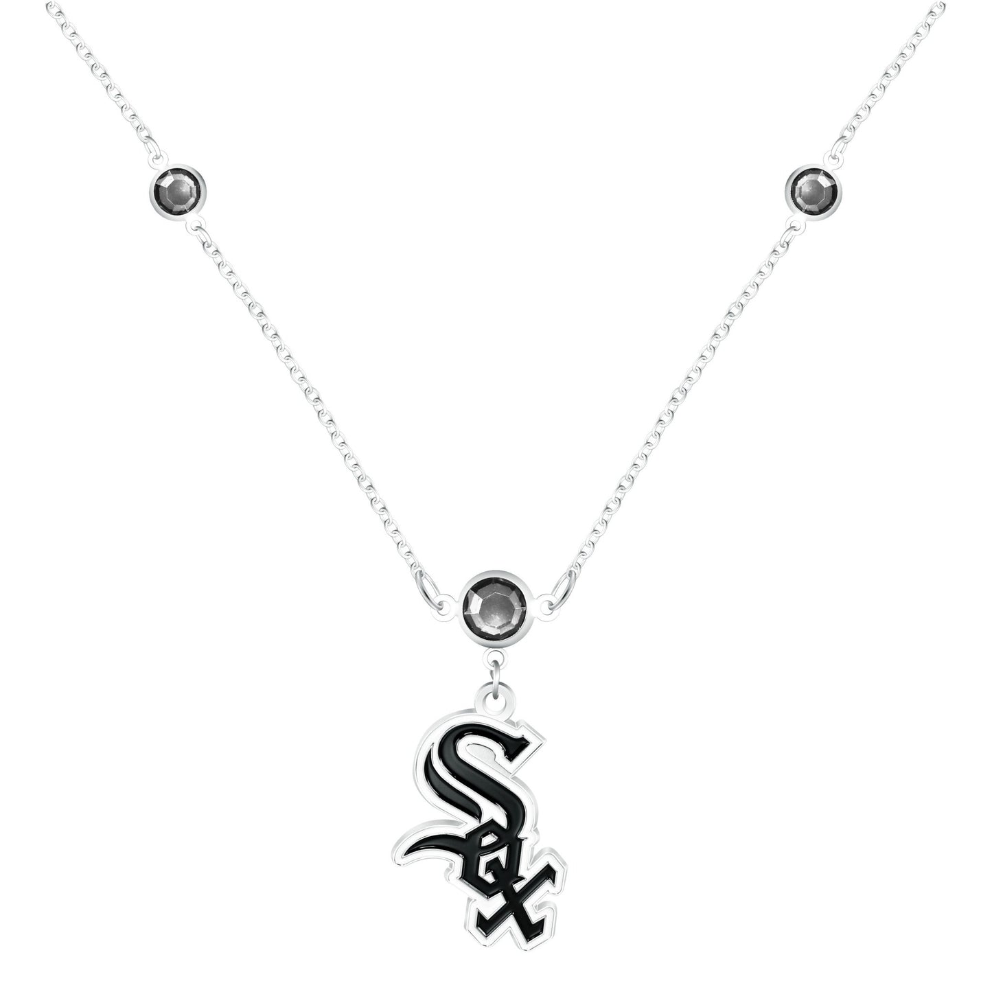 MLB Triple Beaded Necklace - Gamedays Gear - Chicago White Sox