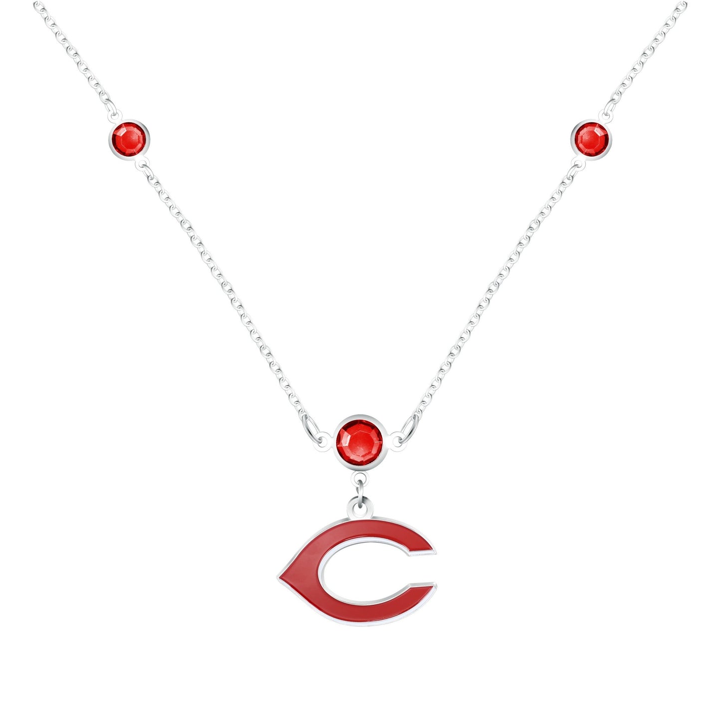 MLB Triple Beaded Necklace - Gamedays Gear - Cincinnati Reds