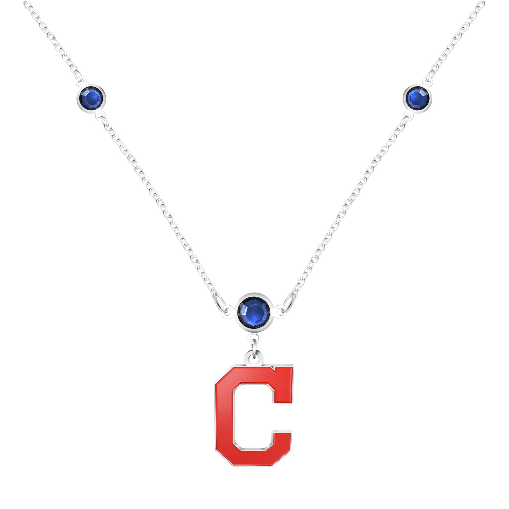 MLB Triple Beaded Necklace - Gamedays Gear - Cleveland Guardians