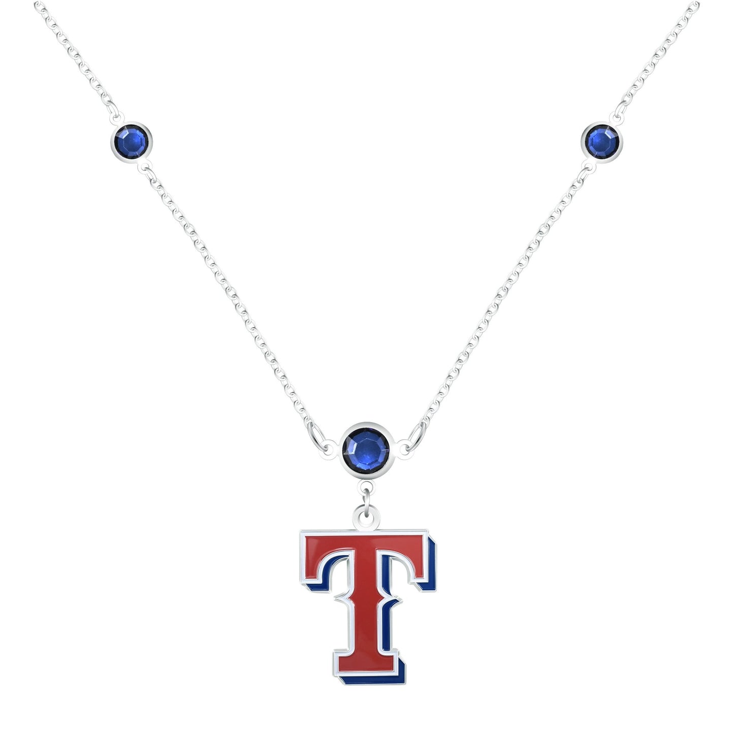 MLB Triple Beaded Necklace - Gamedays Gear - Texas Rangers