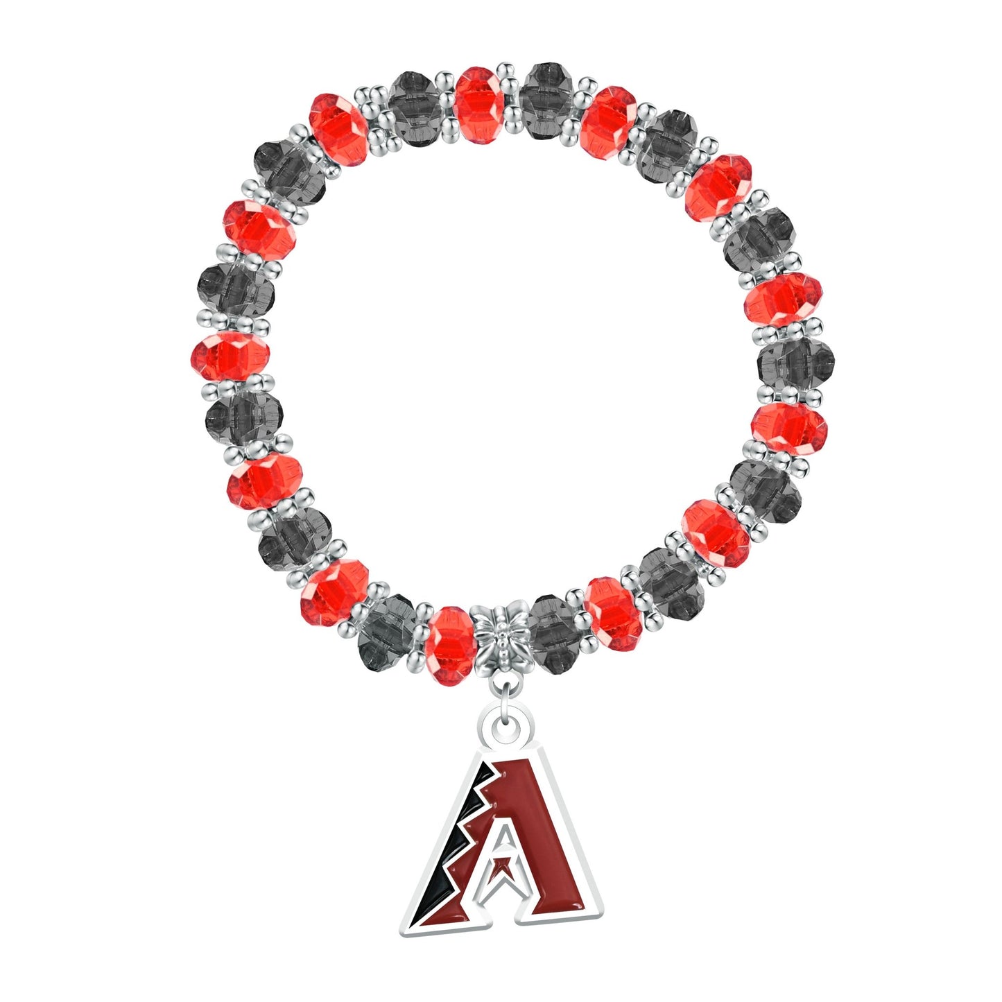 MLB Two-Tone Beaded Bracelet - Gamedays Gear - Arizona Diamondbacks