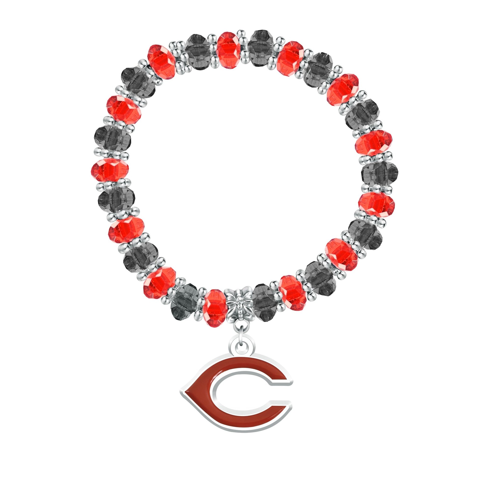 MLB Two-Tone Beaded Bracelet - Gamedays Gear - Cincinnati Reds