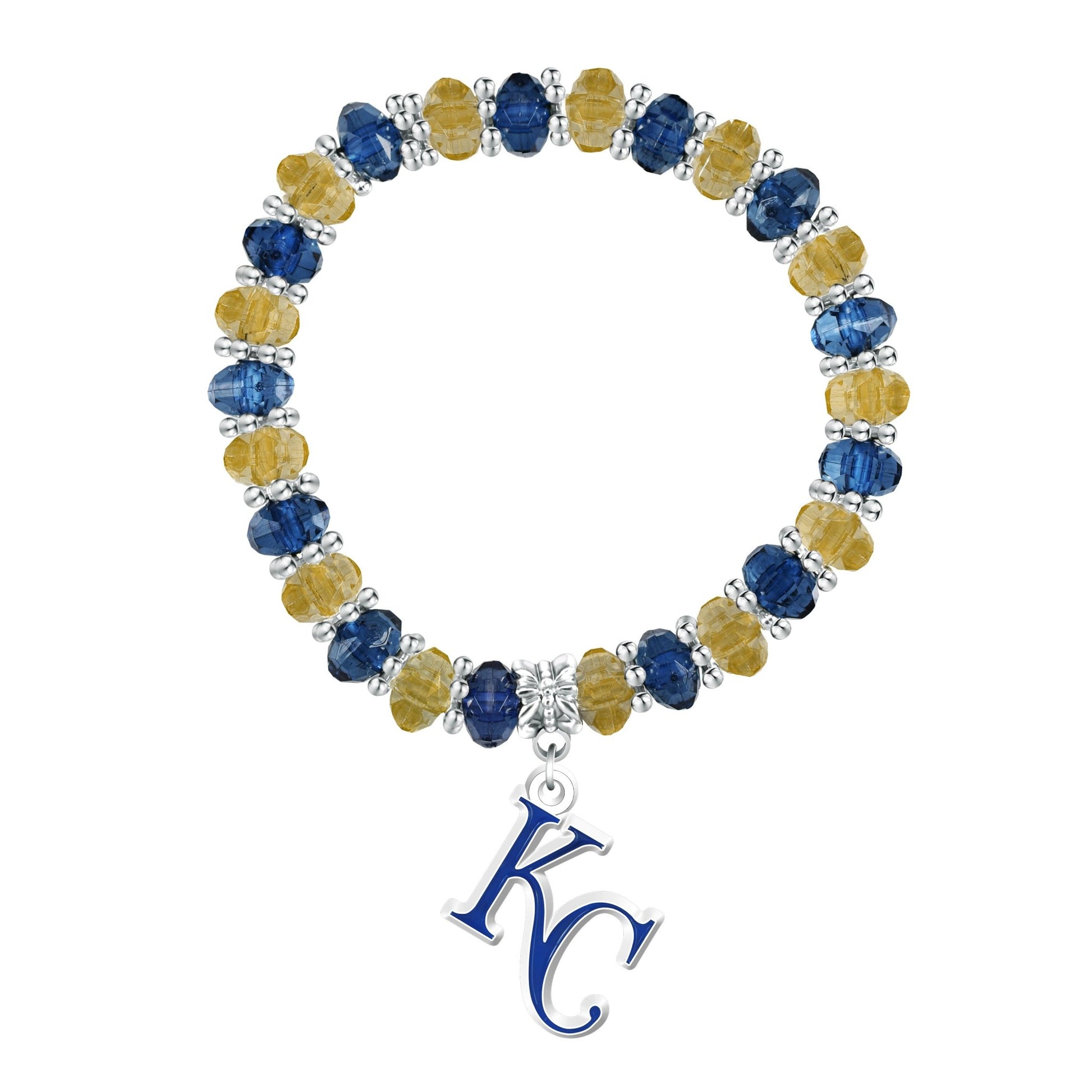 MLB Two-Tone Beaded Bracelet - Gamedays Gear - Kansas City Royals