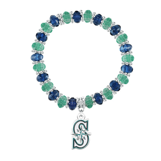 MLB Two-Tone Beaded Bracelet - Gamedays Gear - New York Yankees