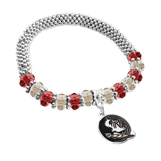 NCAA 2-Tone Bangle Bracelet - Gamedays Gear - Alabama Crimson Tide