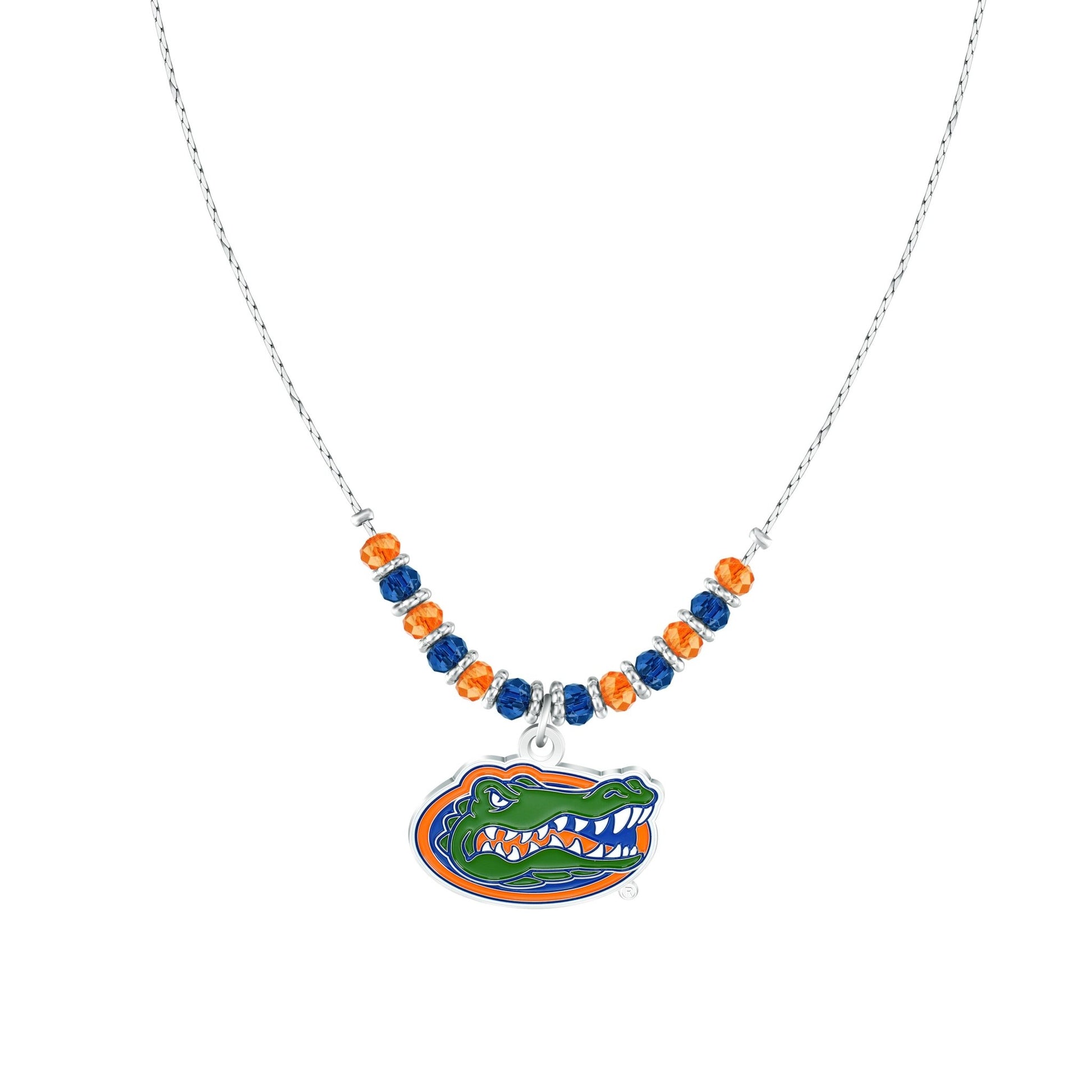 NCAA Beaded Cobra Chain Necklace - Gamedays Gear - Florida Gators