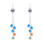 Gamedays Gear NCAA Beaded Dangle Earrings E052 - 4013