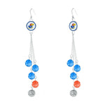Gamedays Gear NCAA Beaded Dangle Earrings E052 - 4022
