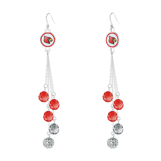 NCAA Beaded Dangle Earrings - Gamedays Gear - Alabama Crimson Tide