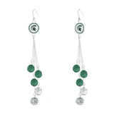 Gamedays Gear NCAA Beaded Dangle Earrings E052 - 4030