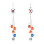 Gamedays Gear NCAA Beaded Dangle Earrings E052 - 4032